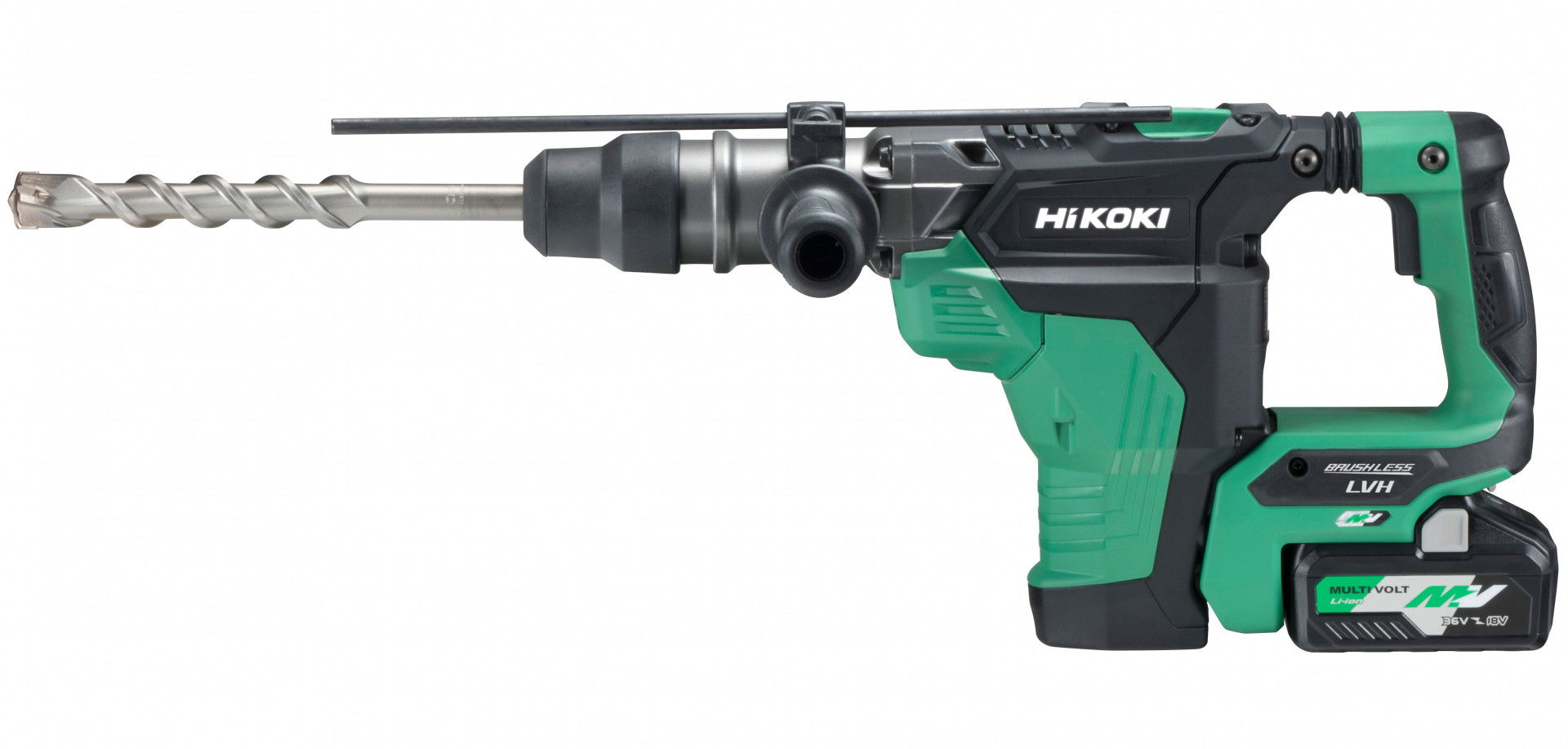 HiKoki DH36DMAWAZ MULTI VOLT akkus SDS-max fúró-vésőkalapács (2 x BSL36B18 MULTI VOLT Li-ion akkuval, kofferben) termék fő termékképe