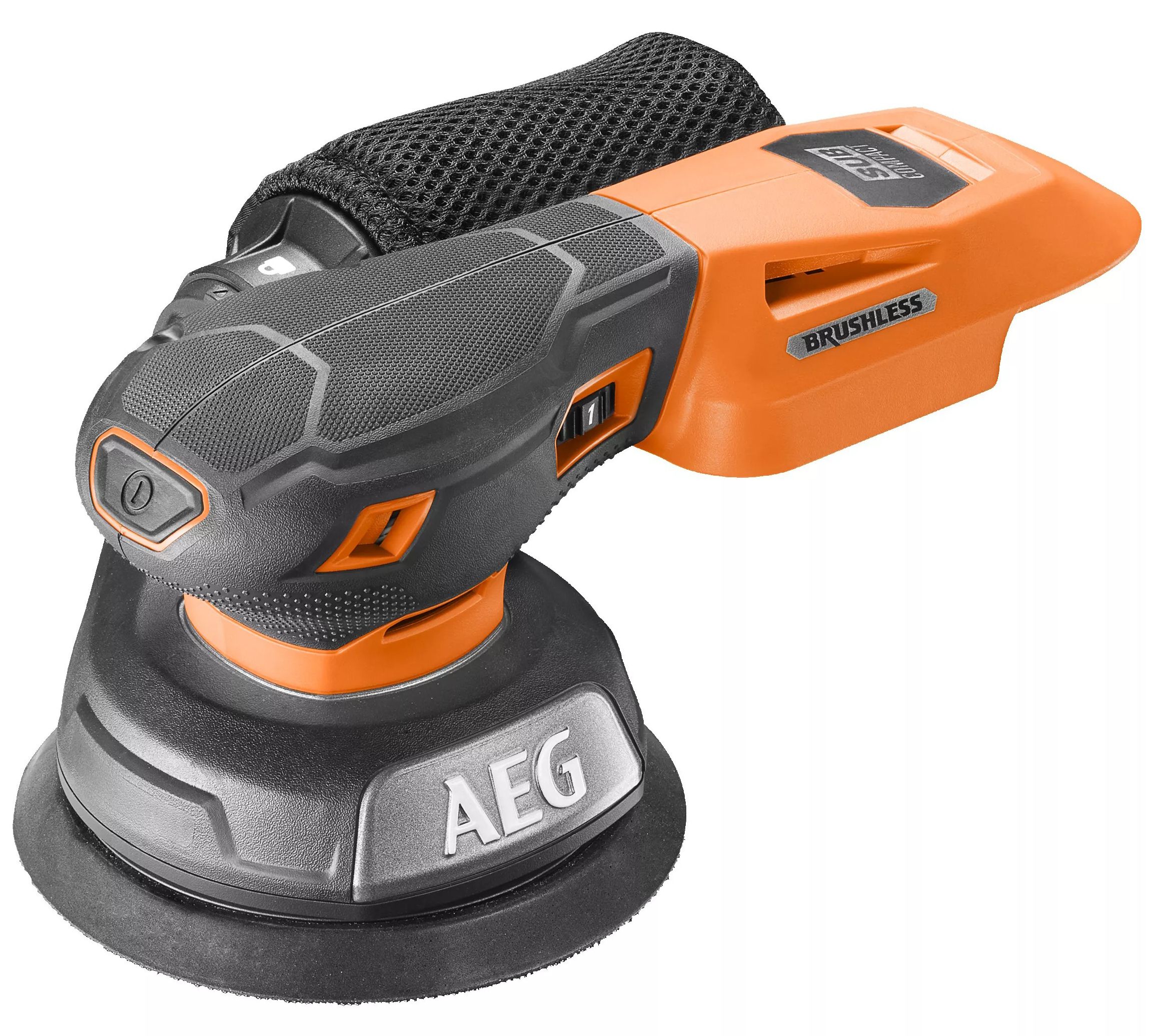AEG BEX 18SBL-125-0 akkus excentercsiszoló (akku és töltő nélkül) termék fő termékképe