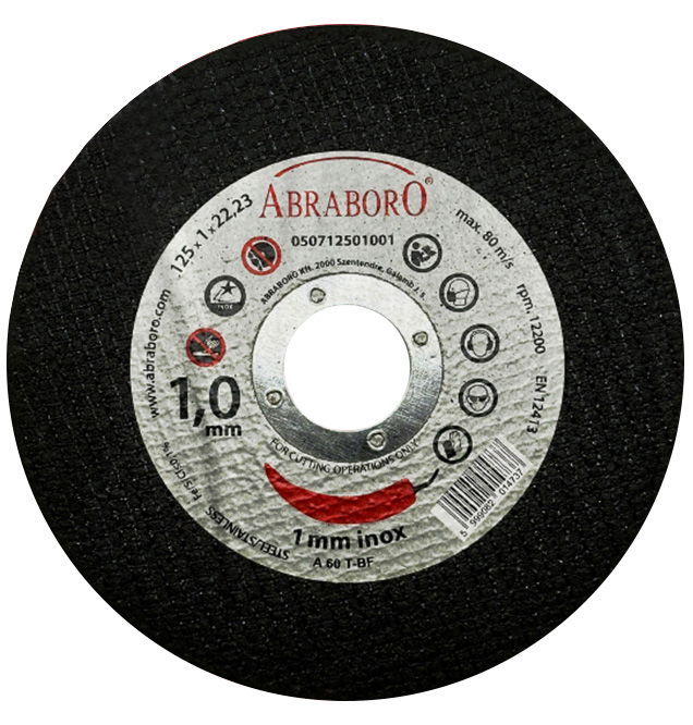 Abraboro 150 x 1.6 x 22 mm Chili fém + inox vágókorong, 10 db/csomag termék fő termékképe