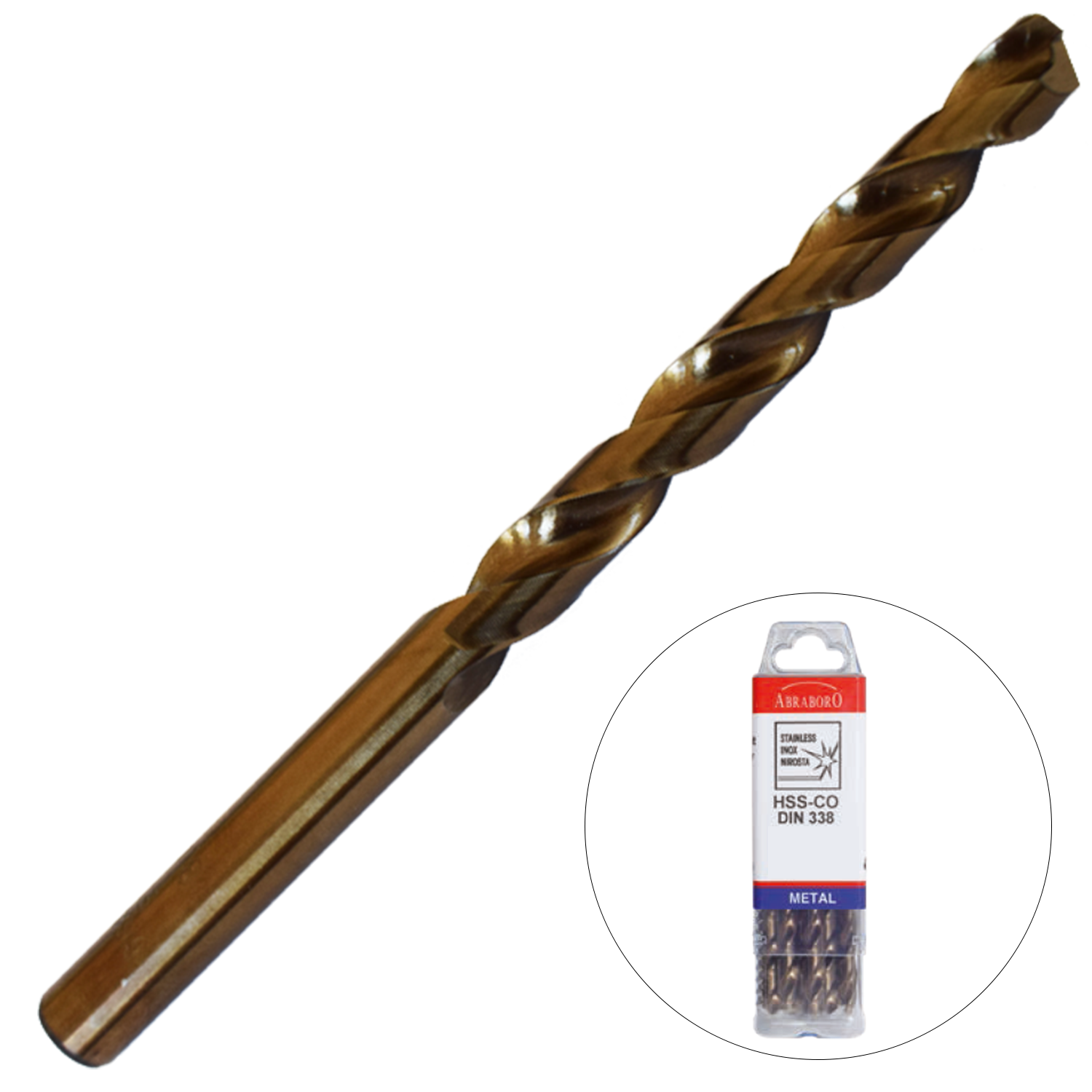 Abraboro 4.9 x 86 / 52 mm HSS-Co fémcsigafúró X-Pack, 10 db/csomag termék fő termékképe