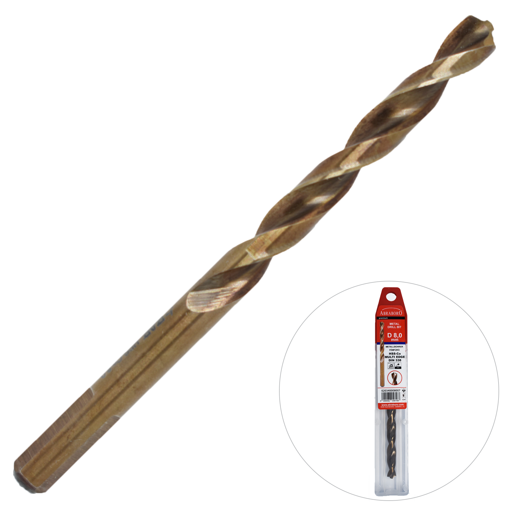 Abraboro 5 x 86 / 52 HSS-Co MULTI-EDGE fémfúró termék fő termékképe