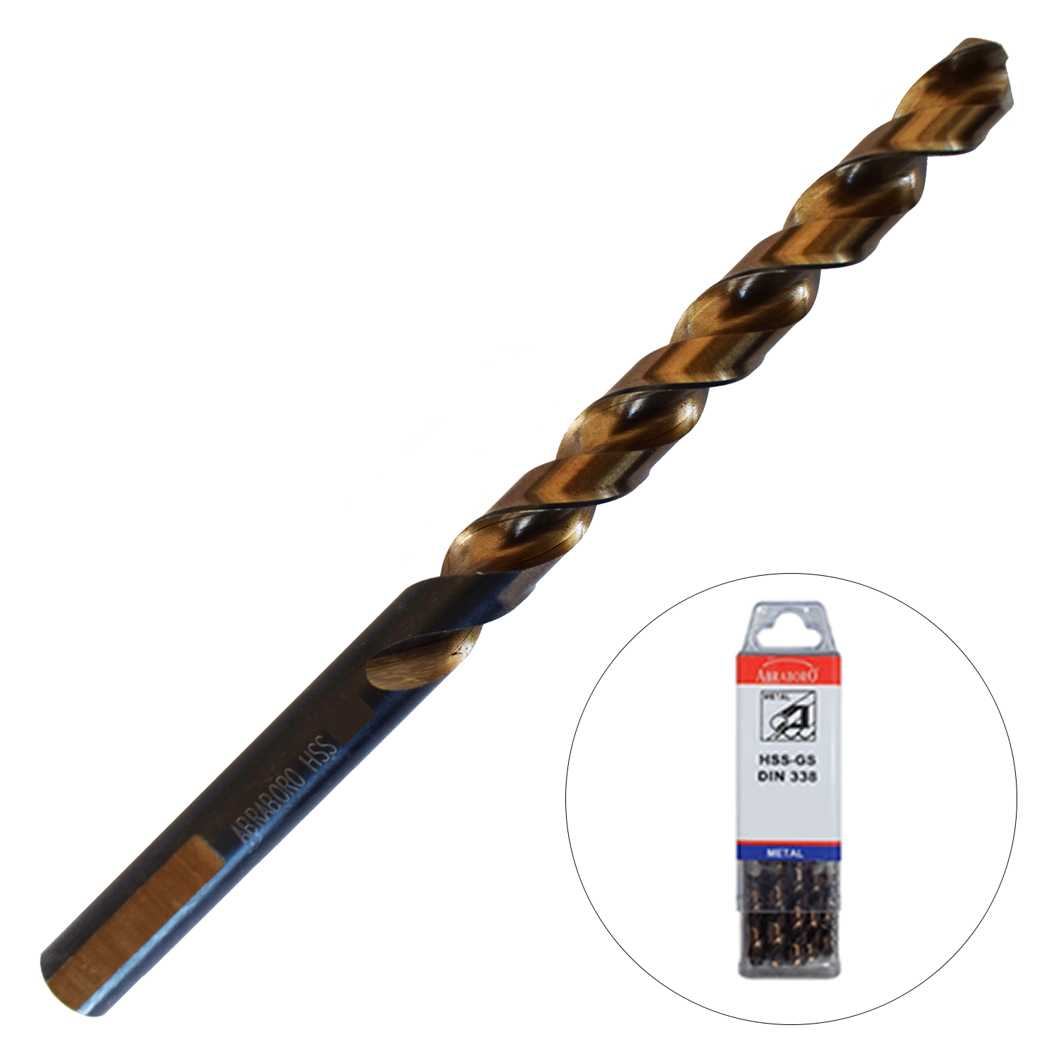 Abraboro 6 x 93 / 57 mm MULTISPEED HSS-GS fémfúró háromszög szárral X-Pack, 10 db/csomag termék fő termékképe