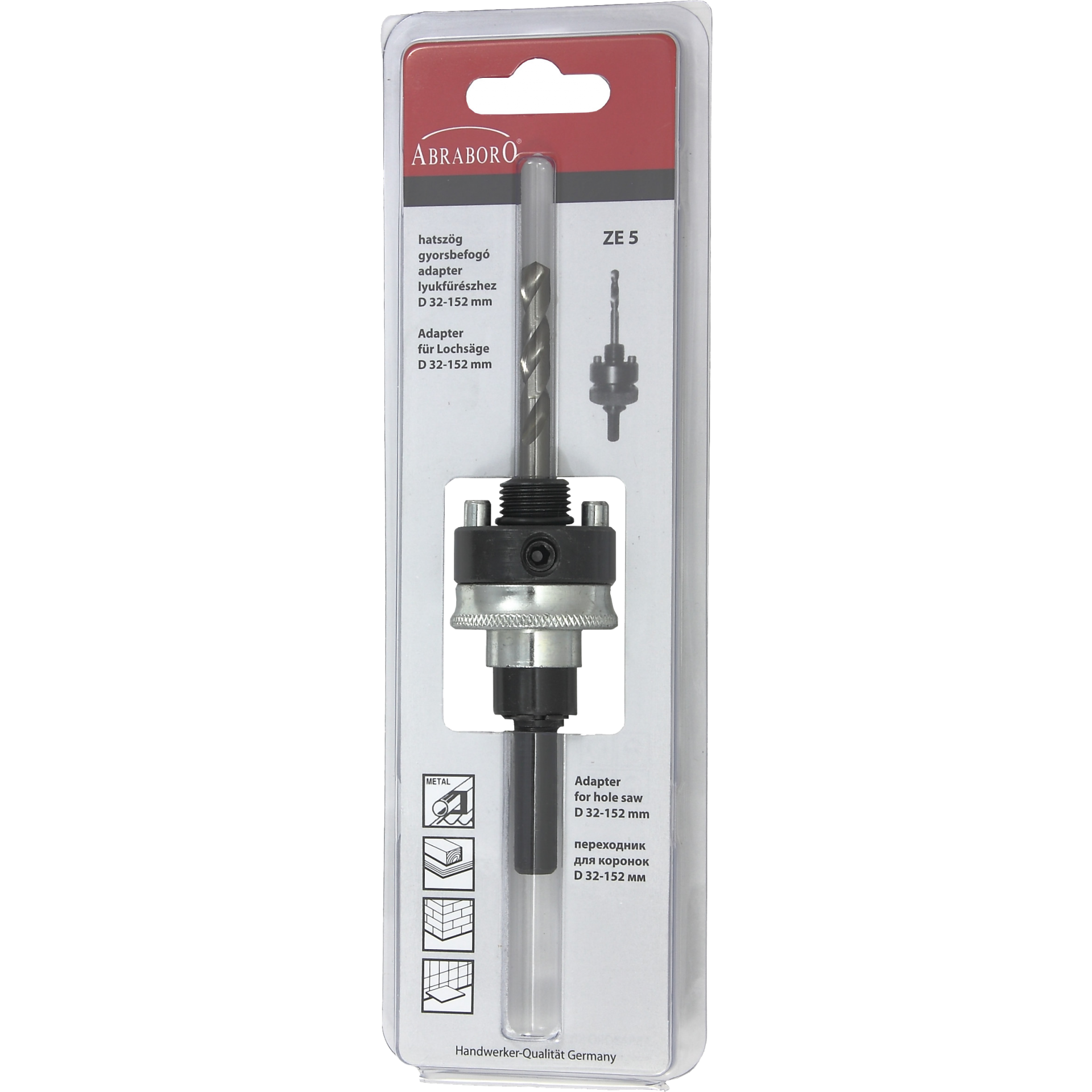 Abraboro ZE 5 hatszög gyorsbefogó adapter termék fő termékképe