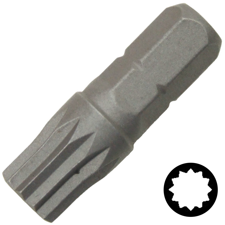 KENNEDY 12 mm XZN csavarhúzó bit 10 mm meghajtóval, 30 mm termék fő termékképe