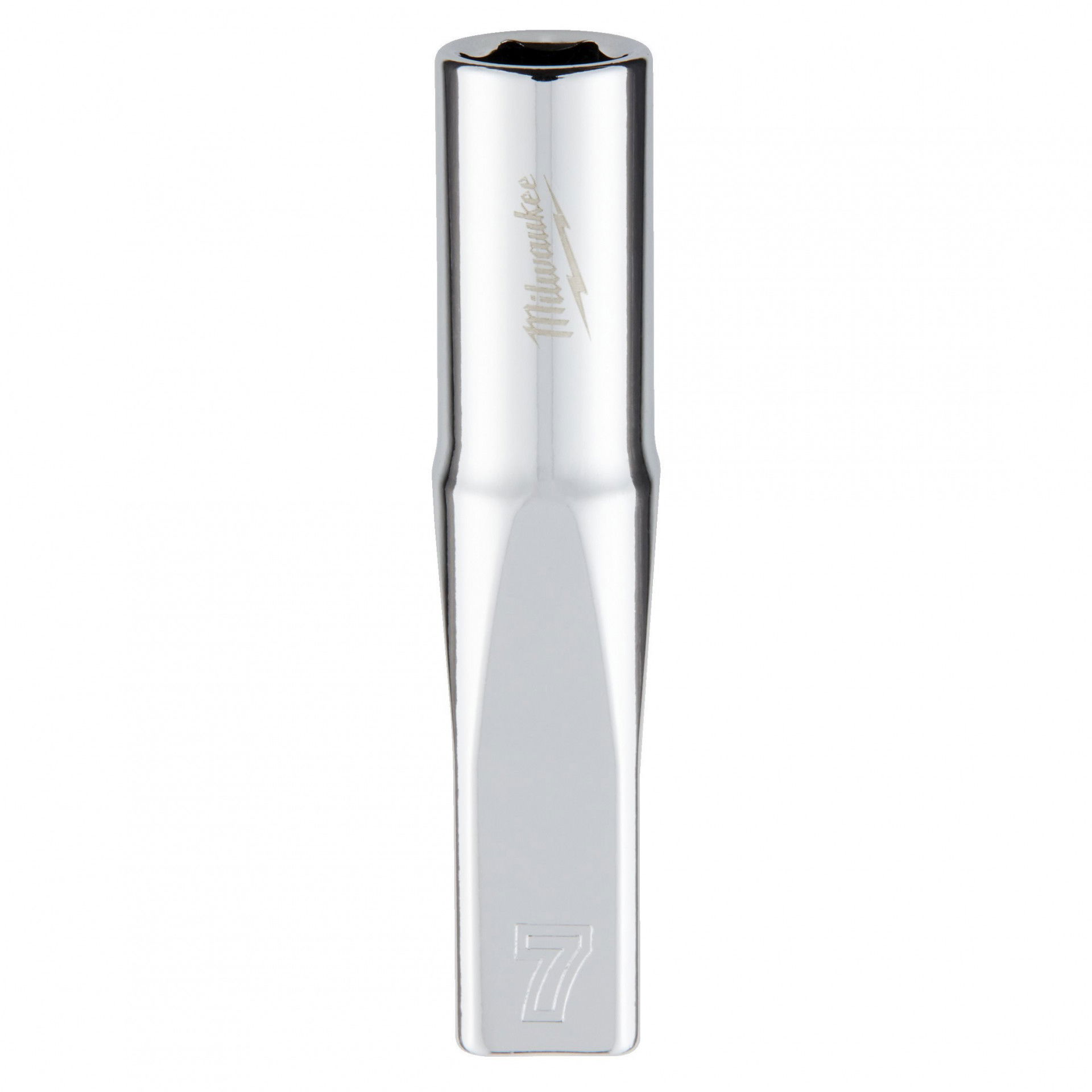 Milwaukee FOUR FLAT™ oldalú 1/4"-os dugókulcs fej, hosszú, 6-lapú, 7 mm termék fő termékképe