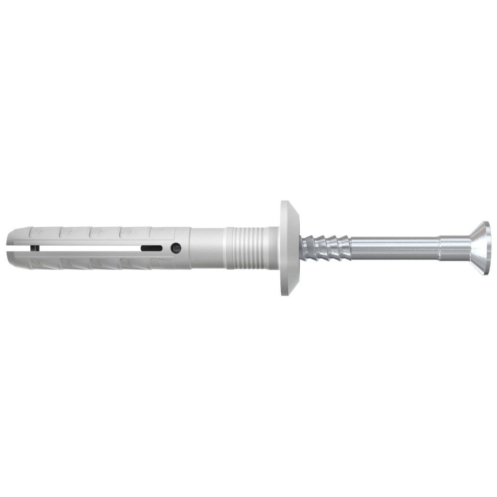 Fischer N 6 x 40/7 P gvz beütődübel lapos peremmel, előszerelt szegcsavarral, 100 db/csomag termék fő termékképe