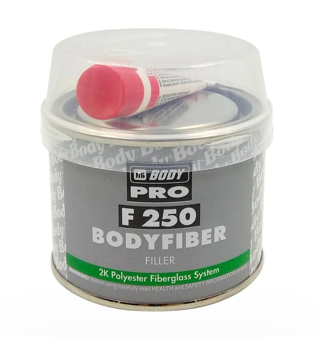 HB Body F250 Bodyfiber 2K üvegszálas poliészter javítókitt 750g zöld termék fő termékképe