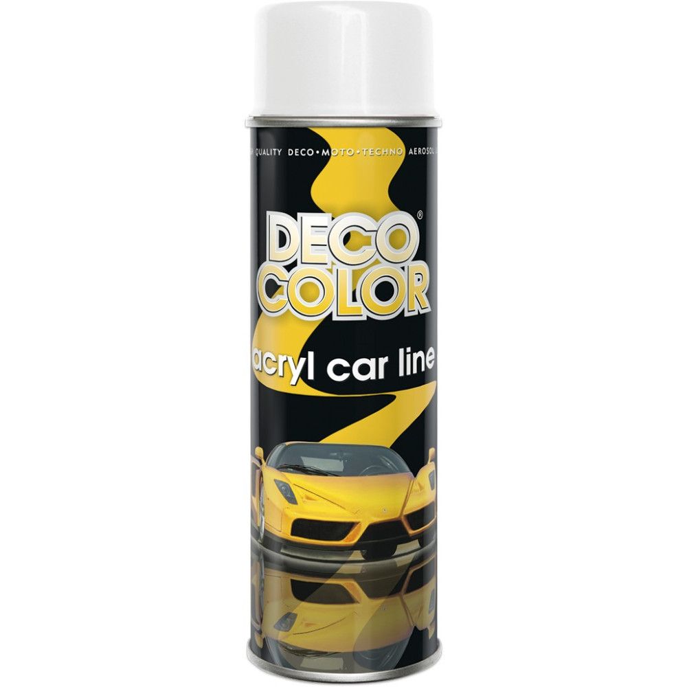 Deco Color Acryl car line  Acryl spray 500ml fényes fehér termék fő termékképe