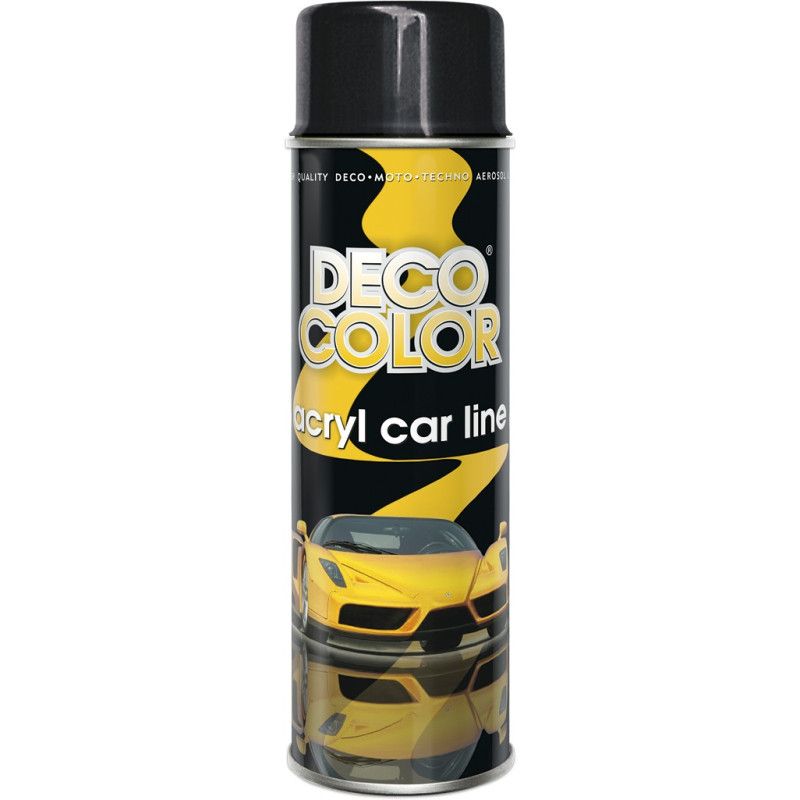 Deco Color Acryl car line  Acryl spray 500ml fényes fekete termék fő termékképe