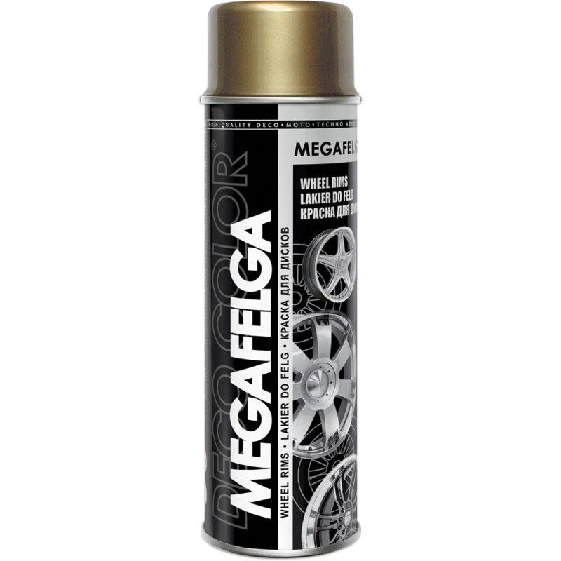 Deco Color Megafelga akril spray keréktárcsákhoz 500ml arany termék fő termékképe