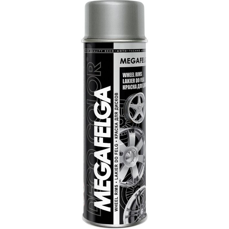 Deco Color Megafelga akril spray keréktárcsákhoz  500ml ezüst termék fő termékképe